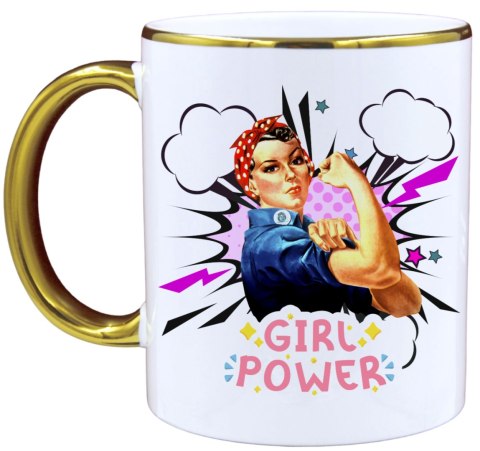 Kubek z nadrukiem prezent dla koleżanki dziewczyny żony mamy Dzień Kobiet