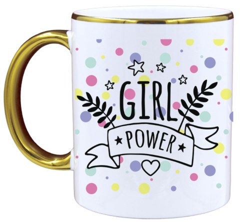 Kubek z nadrukiem prezent dla koleżanki dziewczyny żony mamy Dzień Kobiet