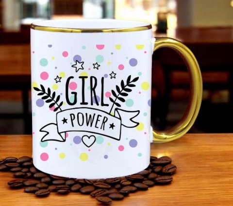 Kubek z nadrukiem prezent dla koleżanki dziewczyny żony mamy Dzień Kobiet