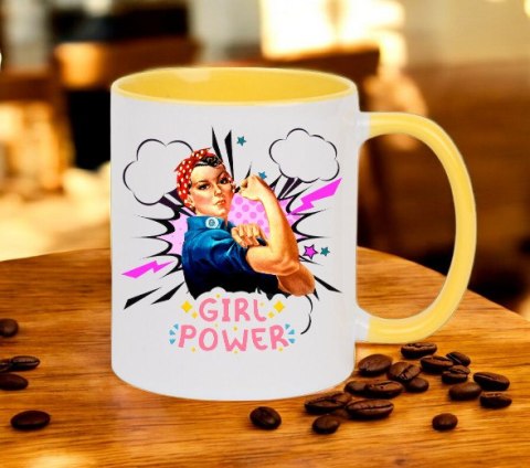 Kubek z nadrukiem prezent dla koleżanki dziewczyny żony mamy Dzień Kobiet