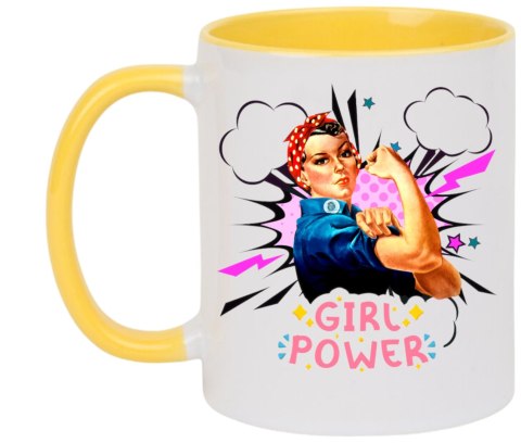 Kubek z nadrukiem prezent dla koleżanki dziewczyny żony mamy Dzień Kobiet