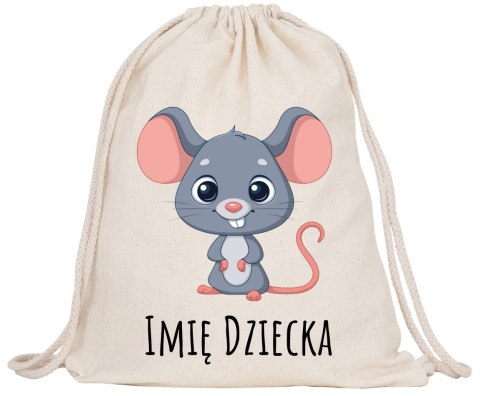 Worek na buty kapcie plecak gruby mocny premium do szkoły przedszkola