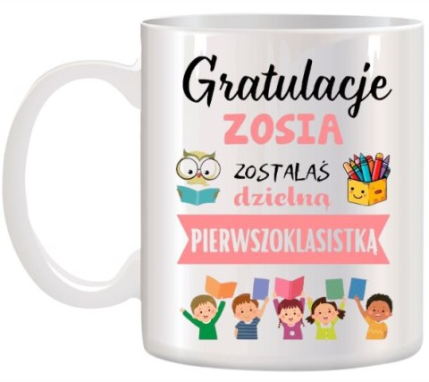 KUBEK DLA PIERWSZOKLASISTY IMIĘ CHŁOPCA DZIEWCZYNKI PASOWANIE NA UCZNIA # KUBEK DLA PIERWSZOKLASISTY IMIĘ CHŁOPCA DZIEWCZYNKI PASOWANIE NA UCZNIA #