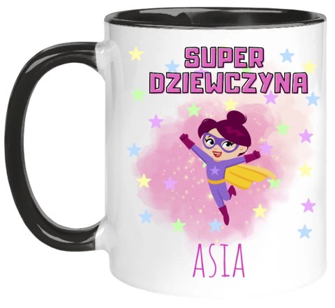 Kubek prezent dla dziewczyny koleżanki z imieniem urodziny Dzień Kobiet