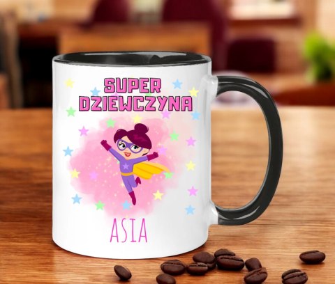Kubek prezent dla dziewczyny koleżanki z imieniem urodziny Dzień Kobiet