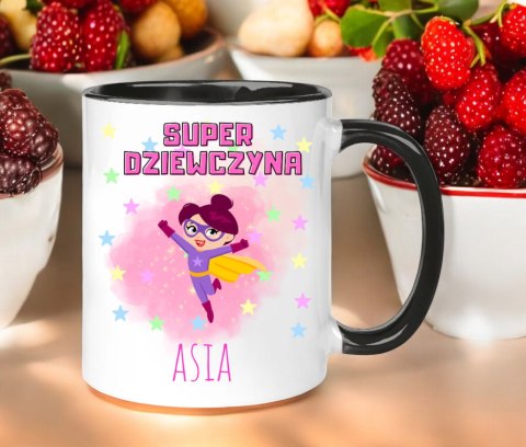 Kubek prezent dla dziewczyny koleżanki z imieniem urodziny Dzień Kobiet