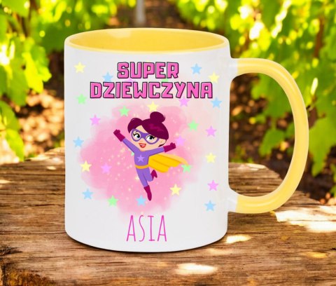 Kubek prezent dla dziewczyny koleżanki z imieniem urodziny Dzień Kobiet