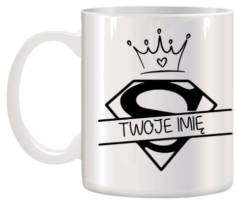 Kubek prezent dla dziewczyny koleżanki z imieniem urodziny Dzień Kobiet