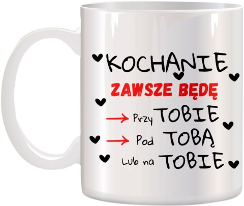 Kubek prezent dla dziewczyny żony męża chłopaka na Walentynki urodziny