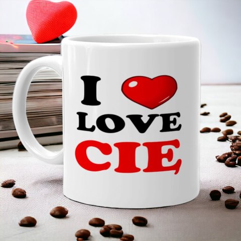 Kubek prezent dla dziewczyny żony męża chłopaka na Walentynki urodziny