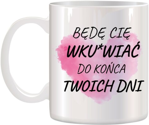 Kubek prezent dla dziewczyny żony męża chłopaka na Walentynki urodziny