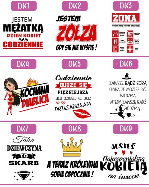 Kubek z nadrukiem dla koleżanki dziewczyny żony mamy Dzień Kobiet urodziny