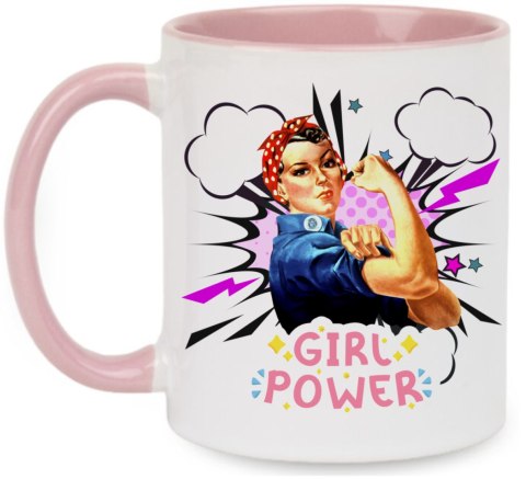 Kubek z nadrukiem prezent dla koleżanki dziewczyny żony mamy Dzień Kobiet