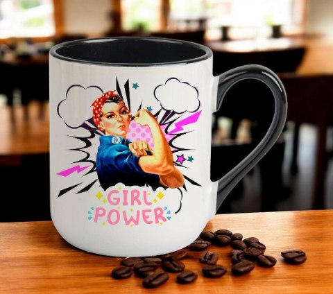 Kubek z nadrukiem prezent dla koleżanki dziewczyny żony mamy Dzień Kobiet