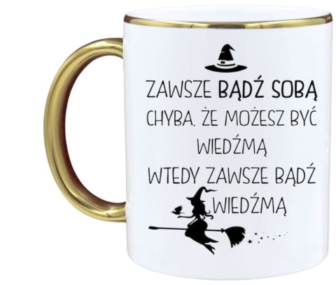 Kubek z nadrukiem prezent dla koleżanki dziewczyny żony mamy Dzień Kobiet