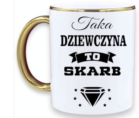 Kubek z nadrukiem prezent dla koleżanki dziewczyny żony mamy Dzień Kobiet