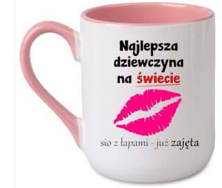 Kubek z nadrukiem prezent dla koleżanki dziewczyny żony mamy Dzień Kobiet