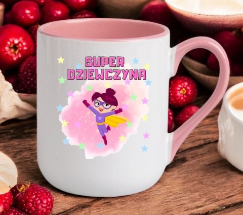 Kubek z nadrukiem prezent dla koleżanki dziewczyny żony mamy Dzień Kobiet