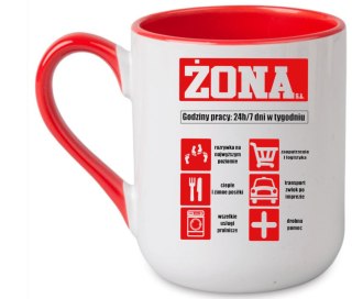 Kubek z nadrukiem prezent dla koleżanki dziewczyny żony mamy Dzień Kobiet