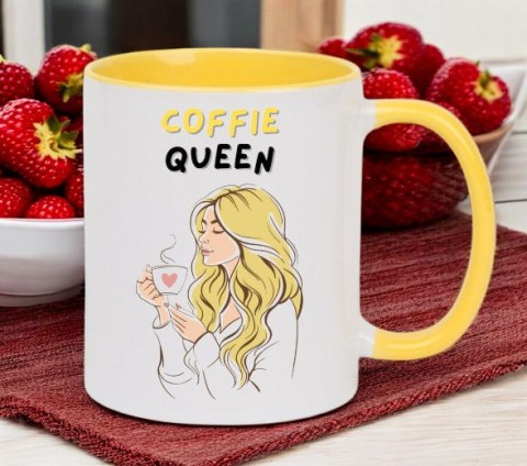 Kubek z nadrukiem prezent dla koleżanki dziewczyny żony mamy Dzień Kobiet