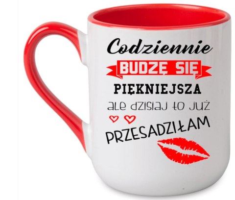 Kubek z nadrukiem prezent dla koleżanki dziewczyny żony mamy Dzień Kobiet