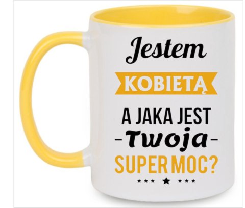 Kubek z nadrukiem prezent dla koleżanki dziewczyny żony mamy Dzień Kobiet