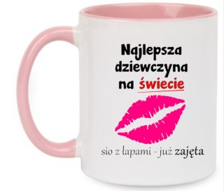Kubek z nadrukiem prezent dla koleżanki dziewczyny żony mamy Dzień Kobiet