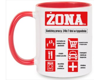 Kubek z nadrukiem prezent dla koleżanki dziewczyny żony mamy Dzień Kobiet