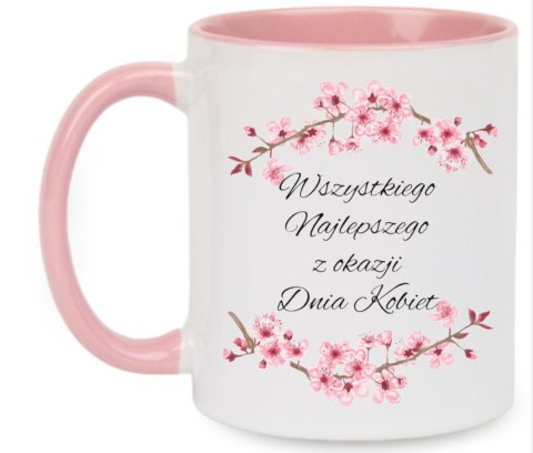 Kubek z nadrukiem prezent dla koleżanki dziewczyny żony mamy Dzień Kobiet