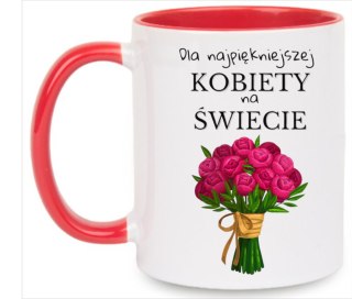 Kubek z nadrukiem prezent dla koleżanki dziewczyny żony mamy Dzień Kobiet