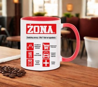 Kubek z nadrukiem prezent dla koleżanki dziewczyny żony mamy Dzień Kobiet