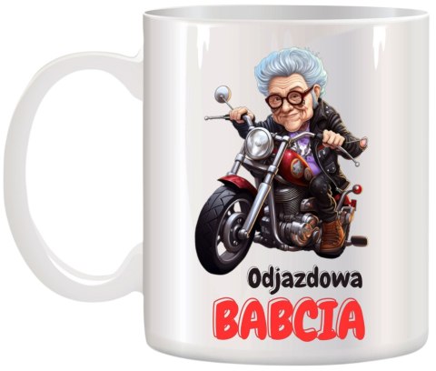 Kubek z nadrukiem śmieszny prezent Dzień Babci urodziny imieniny babcia