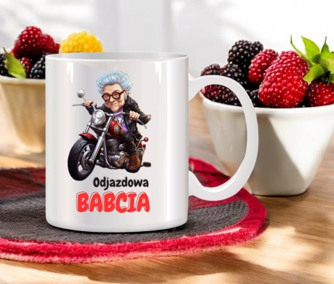 Kubek z nadrukiem śmieszny prezent Dzień Babci urodziny imieniny babcia