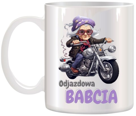 Kubek z nadrukiem śmieszny prezent Dzień Babci urodziny imieniny babcia