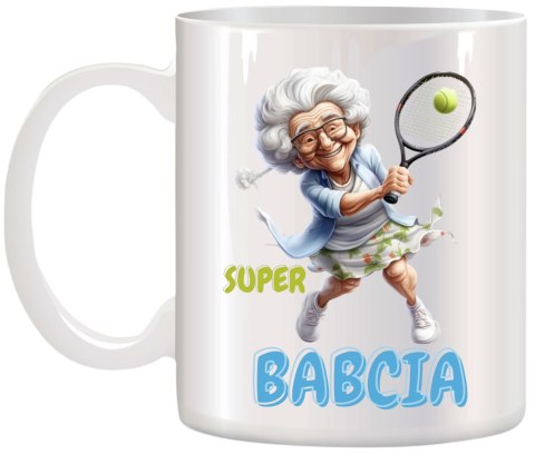 Kubek z nadrukiem śmieszny prezent Dzień Babci urodziny imieniny babcia