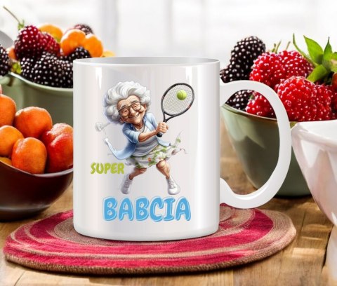 Kubek z nadrukiem śmieszny prezent Dzień Babci urodziny imieniny babcia