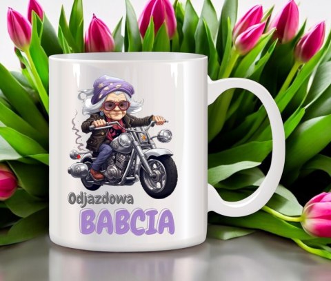 Kubek z nadrukiem śmieszny prezent Dzień Babci urodziny imieniny babcia