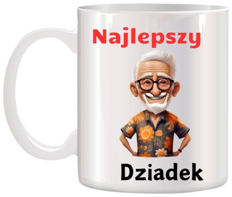 Kubek z nadrukiem śmieszny prezent Dzień Dziadka urodziny imieniny dziadek