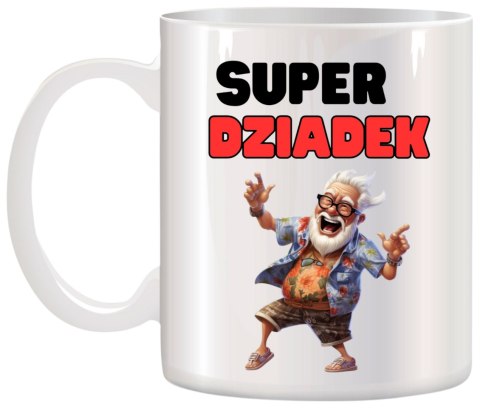 Kubek z nadrukiem śmieszny prezent Dzień Dziadka urodziny imieniny dziadek