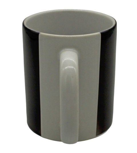 KUBEK CERAMICZNY 330 ml CZARNO-BIAŁY 1szt