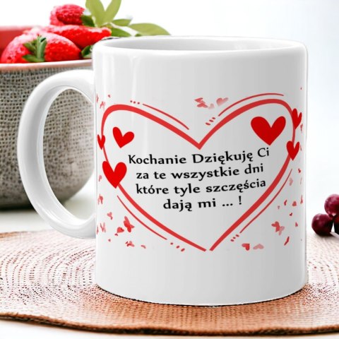 Kubek prezent dla dziewczyny żony męża chłopaka na Walentynki urodziny