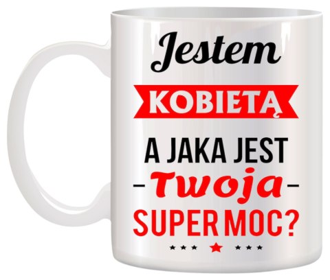 Kubek z nadrukiem dla koleżanki dziewczyny żony mamy Dzień Kobiet urodziny