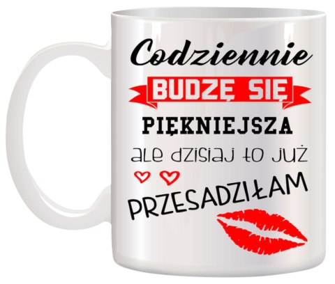 Kubek z nadrukiem dla koleżanki dziewczyny żony mamy Dzień Kobiet urodziny