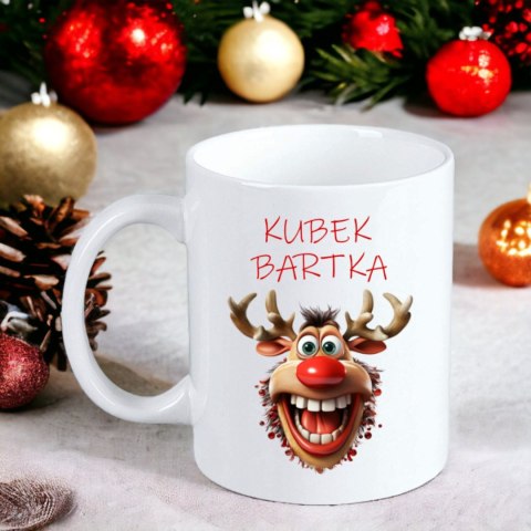 Kubek z nadrukiem imieniem prezent mikołajki święta Boże Narodzenie imię