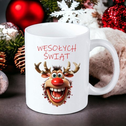 Kubek z nadrukiem imieniem prezent mikołajki święta Boże Narodzenie imię