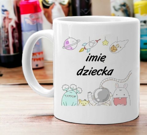 Kubek z nadrukiem prezent dla chłopca dziewczynki dziecka urodziny wzory