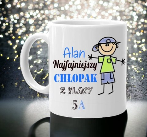 KUBEK Z NADRUKIEM PREZENT DLA KOLEGI Z IMIENIEM URODZINY DZIEŃ CHŁOPAKA #