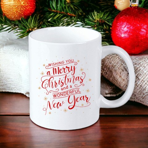 Kubek z nadrukiem prezent na mikołajki święta Boże Narodzenie