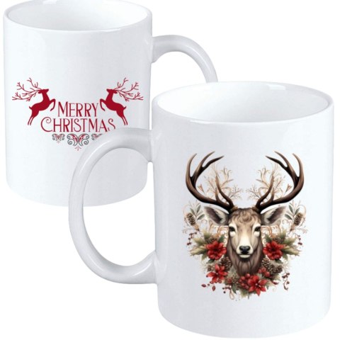 Kubek z nadrukiem prezent na mikołajki święta Boże Narodzenie