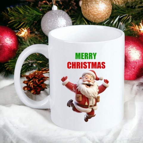Kubek z nadrukiem prezent na mikołajki święta Boże Narodzenie